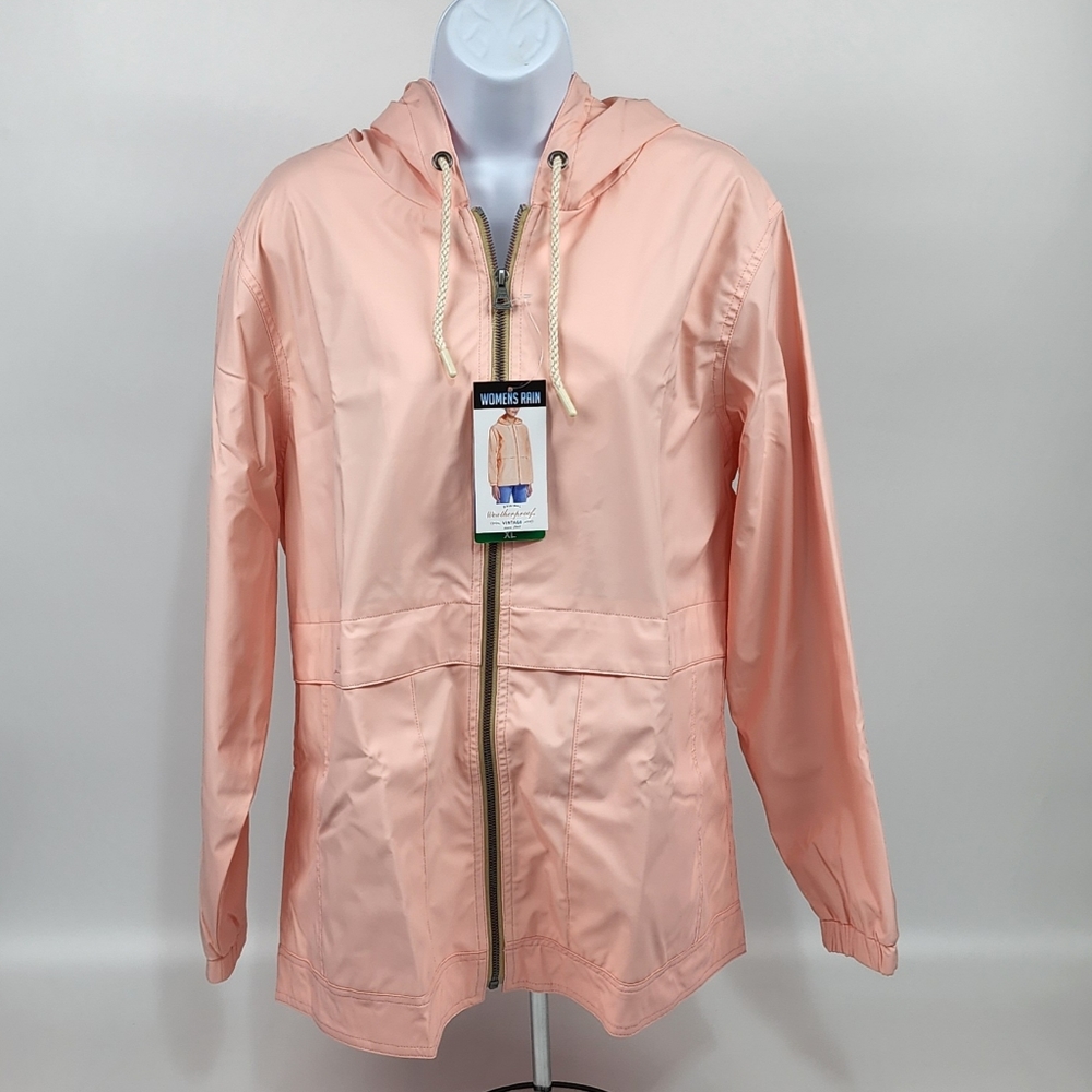 The Weatherproof Vintage Rain Slicker Jacekt - NWT